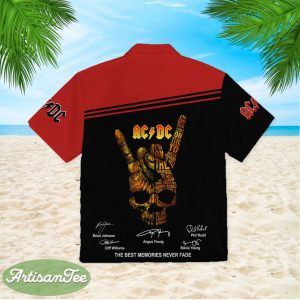 ACDC 50 Years 1973 2023 Rock Music Memories 3D Hawaiian Shirt Product Photo 1