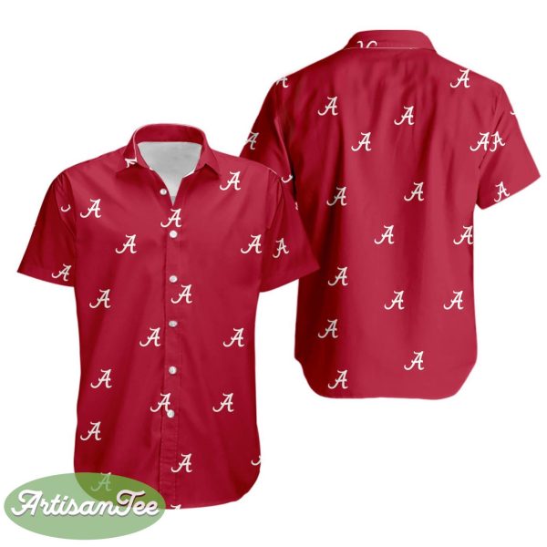 Alabama Crimson Tide NCAA Logo Blast Womens Hawaiian Shirt Product Photo 1