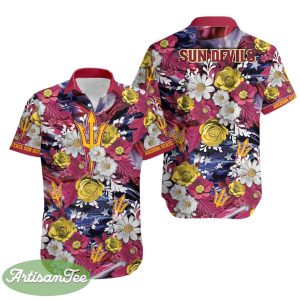 Arizona State Sun Devils NCAA2 Hawaiian Shirt Independence Day Shirt Product Photo 1
