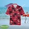 Arkansas Razorbacks Coconut Tree Pattern Aloha Hawaiian Shirt Flamingo Play Football Gift Beach - NCAA Arkansas Razorbacks Flamingo Play Football Hawaiian Shirt Photo 1