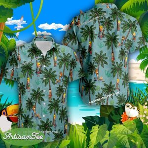 beavis and butt-head Go Beach Coconut Vintage Hawaiian Shirt For Beach - beavis and butt-head Go Beach Coconut Hawaiian Shirt Photo 2