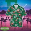 Flamingo Play With Eastern Michigan Eagles Hawaiian Shirt For Beach - NCAA Eastern Michigan Eagles Flamingo Play Football Hawaiian Shirt Photo 1