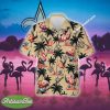 Flamingo Play With New Orleans Saints Hawaiian Shirt AOP Special Gifts - NFL New Orleans Saints Flamingo Play Football Hawaiian Shirt Photo 1