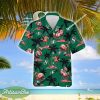 Flamingo Play With Saskatchewan Roughriders Hawaiian Shirt AOP Special Gifts - CFL Saskatchewan Roughriders Flamingo Play Football Hawaiian Shirt Photo 1