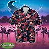 Houston Texans Coconut Tree Pattern Flamingo Play Football Hawaiian Shirt All Over Print For Summer - NFL Houston Texans Flamingo Play Football Hawaiian Shirt Photo 1