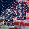 Logo MLB Los Angeles Angels Memory Eagle Pattern Summer Hawaiian Shirt AOP Gift Independence Day - Logo MLB Los Angeles Angels Memory Eagle Pattern Summer Hawaiian Shirt AOP Gift Independence Day