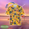 Los Angeles Rams Coconut Tree Pattern Flamingo Play Football AOP Hawaiian Shirt For Summer - NFL Los Angeles Rams Flamingo Play Football Hawaiian Shirt Photo 1