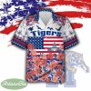Memphis Tigers Independence Day Men Women Aloha Hawaiian Shirt Custom Name - Memphis Tigers Independence Day Hawaiian Shirt Photo 1