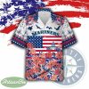 MLB Seattle Mariners Independence Day Hawaiian Shirt AOP Custom Name - MLB Seattle Mariners Independence Day Hawaiian Shirt Photo 1