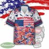 NC State Wolfpack Independence Day Hawaiian Shirt AOP Custom Name - NC State Wolfpack Independence Day Hawaiian Shirt Photo 1