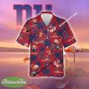 New York Giants Flamingo Play Football Coconut Tree Pattern 3D Hawaiian Shirt Gift Beach - NFL New York Giants Flamingo Play Football Hawaiian Shirt Photo 1