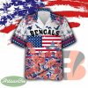 NFL Cincinnati Bengals Hawaiian Shirt Short Sleeve Gift Independence Day Custom Name - NFL Cincinnati Bengals Independence Day Hawaiian Shirt Photo 1