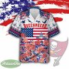 NFL Tampa Bay Buccaneers Independence Day Beach 3D Hawaiian Shirt Custom Name - NFL Tampa Bay Buccaneers Independence Day Hawaiian Shirt Photo 1