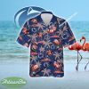 Penn State Nittany Lions Coconut Tree Pattern Flamingo Play Football Hawaiian Shirt Short Sleeve Gift Beach - NCAA Penn State Nittany Lions Flamingo Play Football Hawaiian Shirt Photo 1