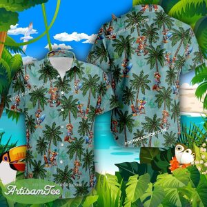 Road Runner Go Beach Coconut Vintage Hawaiian Shirt AOP Special Gifts - Road Runner Go Beach Coconut Hawaiian Shirt Photo 2