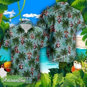 Sylvester The Cat Go Beach Coconut Vintage Hawaiian Shirt AOP Special Gifts - Sylvester The Cat Go Beach Coconut Hawaiian Shirt Photo 2