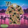 UCF Knights Coconut Tree Island Flamingo Play Football Hawaiian Shirt AOP For Men Women - NCAA UCF Knights Flamingo Play Football Hawaiian Shirt Photo 1