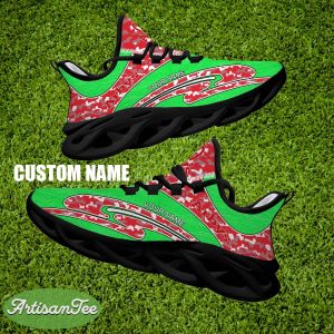 Arby's Brand New Sport Sneaker Symbol Camo Max Soul Shoes Custom Name - Arby's Running Shoes Camo Design Personalized Photo 2