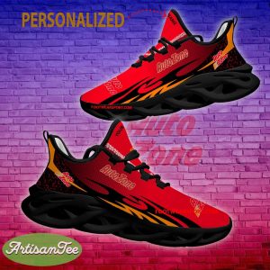 Autozone Max Soul Shoes Pattern New Chunky Sneaker Versatile Custom Name - Autozone Max Soul Shoes Personlized Photo 2