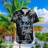 North Carolina Tar Heels AOP Hawaiian Shirt Coconut Tree Vintage Gift For Fans - NCAA North Carolina Tar Heels 3D Hawaiian Shirt Coconut Tree_1