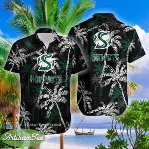 Sacramento State Hornets Aloha Hawaiian Shirt Coconut Tree Vintage Gift For Fans - NCAA2 Sacramento State Hornets 3D Hawaiian Shirt Coconut Tree_2