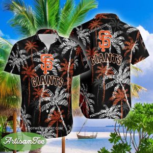 San Francisco Giants 3D Hawaiian Shirt Coconut Tree Vintage For Men And Women - MLB San Francisco Giants 3D Hawaiian Shirt Coconut Tree_2