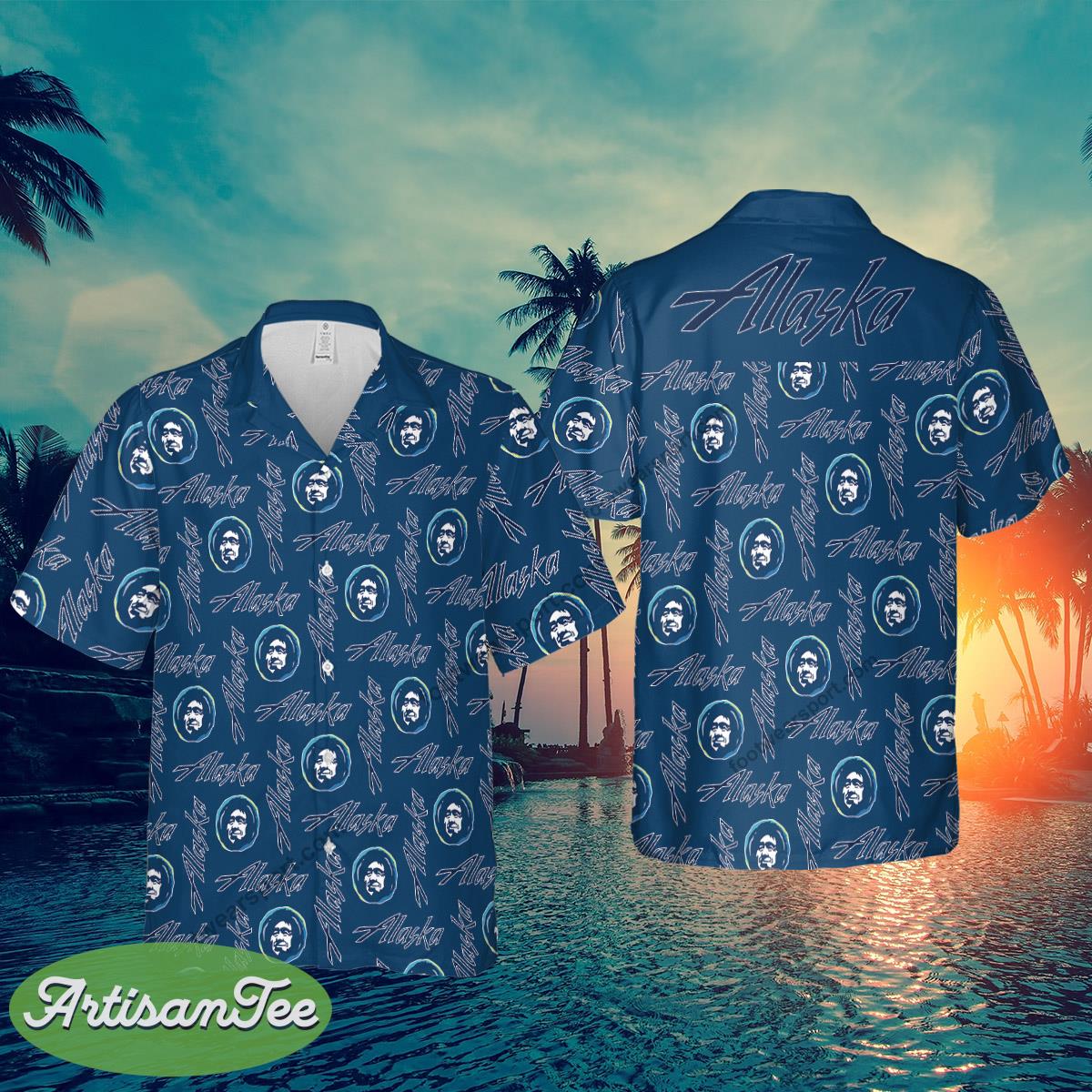 alaska airlines Brand Floral Logo Aloha Hawaiian Shirt Gift For Fans - alaska airlines Brand Floral Logo Aloha Hawaiian Shirt Gift For Fans