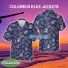 Columbus Blue Jackets Hawaiian Shirt Pattern Logo All Over Print For Men And Women - Columbus Blue Jackets Hawaiian Shirt Pattern Logo All Over Print For Men And Women