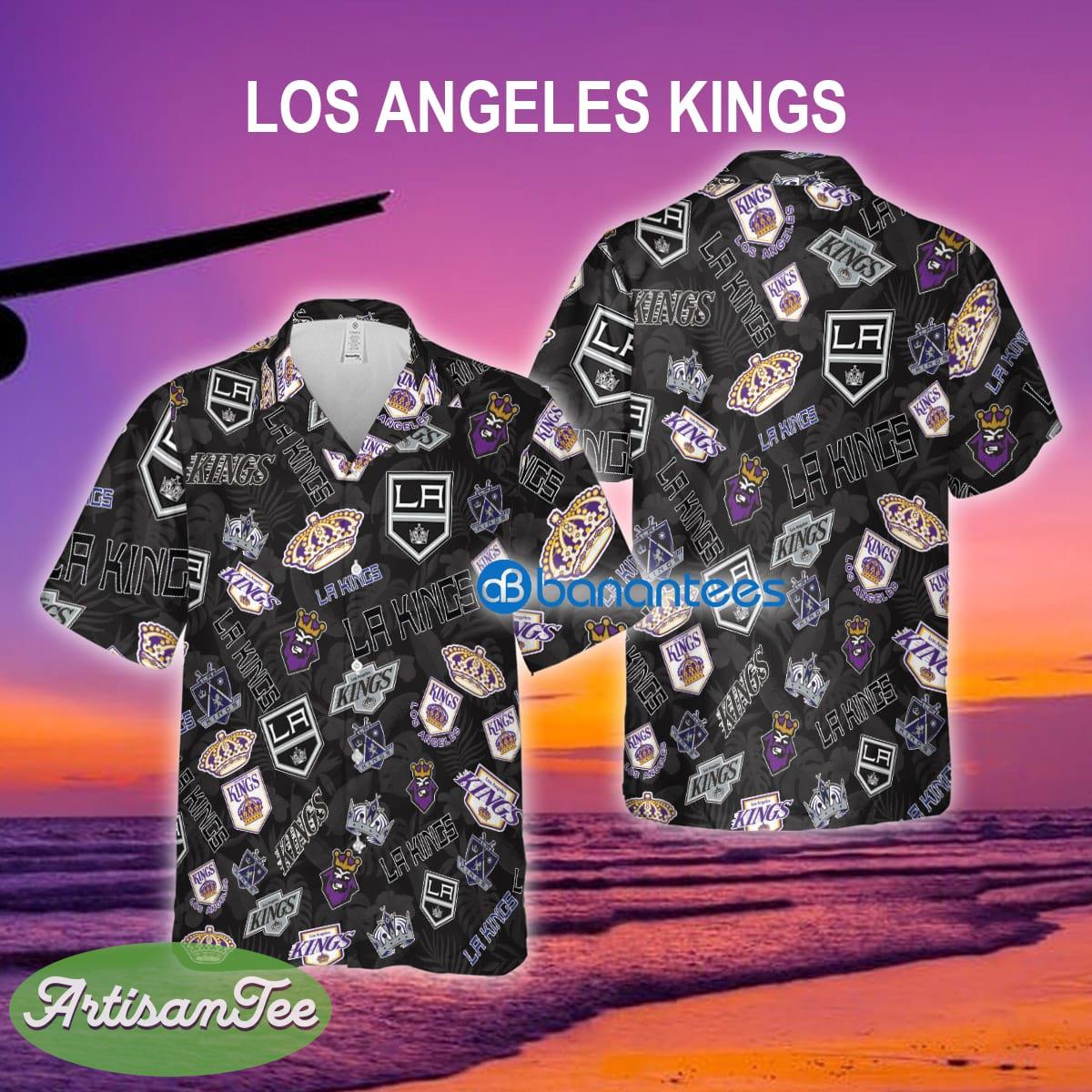 Los Angeles Kings 3D Hawaiian Shirt Pattern Logo For Men And Women - Los Angeles Kings 3D Hawaiian Shirt Pattern Logo For Men And Women