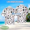 Los Angeles Kings 3D Hawaiian Shirt White Pattern Logo New Gift For Summer - Los Angeles Kings 3D Hawaiian Shirt White Pattern Logo New Gift For Summer