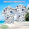 Minnesota Timberwolves Aloha 3D Hawaiian Shirt White Pattern Logo New Gift For Fans - Minnesota Timberwolves Aloha 3D Hawaiian Shirt White Pattern Logo New Gift For Fans