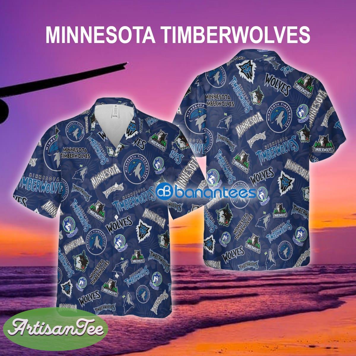 Minnesota Timberwolves Hawaiian Shirt Pattern Logo Gift Summer - Minnesota Timberwolves Hawaiian Shirt Pattern Logo Gift Summer