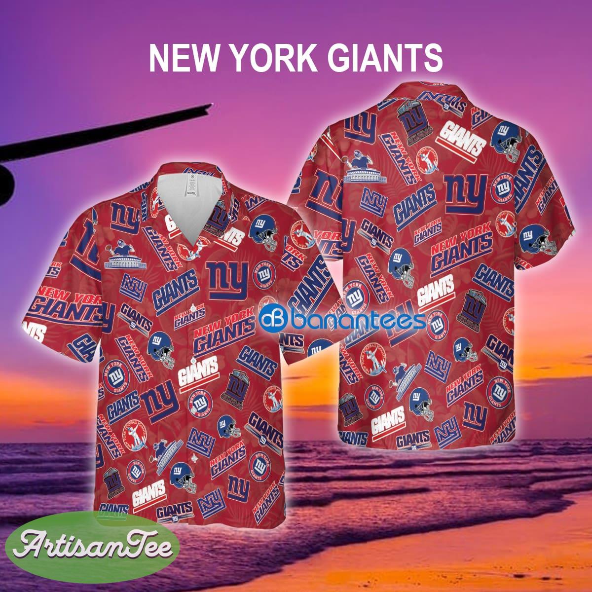 New York Giants Aloha Hawaiian Shirt Pattern Logo Special Gifts - New York Giants Aloha Hawaiian Shirt Pattern Logo Special Gifts