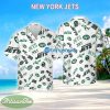New York Jets 3D Hawaiian Shirt White Pattern Logo New AOP Special Gifts - New York Jets 3D Hawaiian Shirt White Pattern Logo New AOP Special Gifts