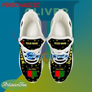Oliver Tractor Chunky Sneaker Recognizable Custom Name Gift Max Soul Shoes USA Flag Star New For Fans - Oliver Tractor Running Shoes New Trending Personalized Photo 2