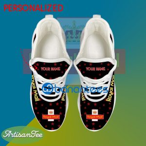 Royal Mail Running Sneaker Stride Custom Name Gift Max Soul Shoes USA Flag Star New For Fans - Royal Mail Running Shoes New Trending Personalized Photo 2