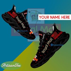 Royal Mail Running Sneaker Stride Custom Name Gift Max Soul Shoes USA Flag Star New For Fans - Royal Mail Running Shoes New Trending Personalized Photo 1