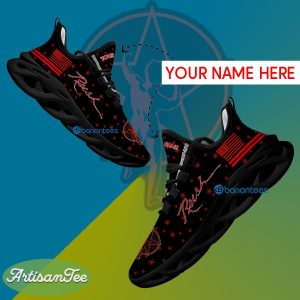 Rush Band Sport Sneaker Fashion-forward Custom Name Gift Max Soul Shoes USA Flag Star New For Fans - Rush Band Running Shoes New Trending Personalized Photo 1