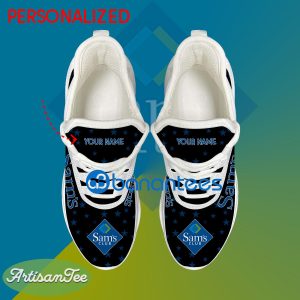 Sam’s Club Sport Sneaker Sleek Custom Name Gift Max Soul Shoes USA Flag Star New For Fans - Sam’s Club Running Shoes New Trending Personalized Photo 2