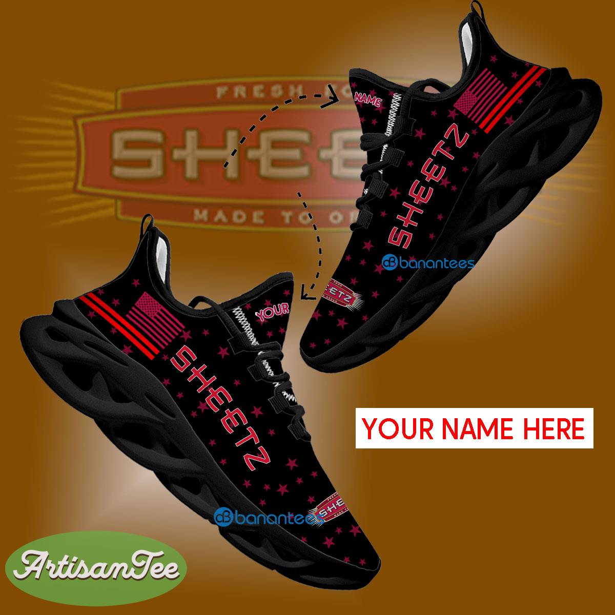 Sheetz Sport Sneaker Edgy Custom Name Gift Max Soul Shoes USA Flag Star New For Fans - Sheetz Running Shoes New Trending Personalized Photo 1