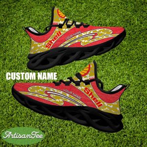 Shell Brand New Chunky Sneaker Fashion Camo Max Soul Shoes Custom Name - Shell Running Shoes Camo Design Personalized Photo 2