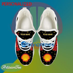 Shell Chunky Sneaker Fresh Custom Name Gift Max Soul Shoes USA Flag Star New For Fans - Shell Running Shoes New Trending Personalized Photo 2