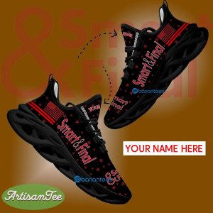 Smart & Final Sport Sneaker Aesthetic Custom Name Gift Max Soul Shoes USA Flag Star New For Fans - Smart & Final Running Shoes New Trending Personalized Photo 1