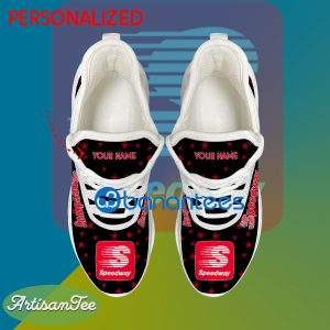 Speedway Chunky Sneaker Performance Custom Name Gift Max Soul Shoes USA Flag Star New For Fans - Speedway Running Shoes New Trending Personalized Photo 2