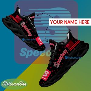 Speedway Chunky Sneaker Performance Custom Name Gift Max Soul Shoes USA Flag Star New For Fans - Speedway Running Shoes New Trending Personalized Photo 1