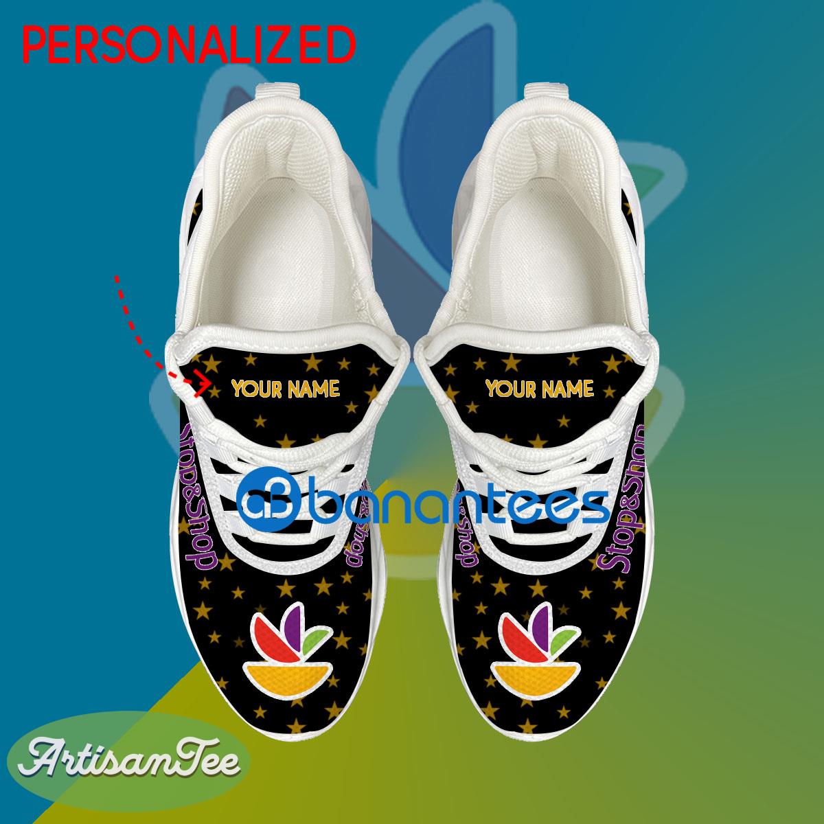 Stop & Shop Chunky Sneaker Iconic Custom Name Gift Max Soul Shoes USA Flag Star New For Fans - Stop & Shop Running Shoes New Trending Personalized Photo 2