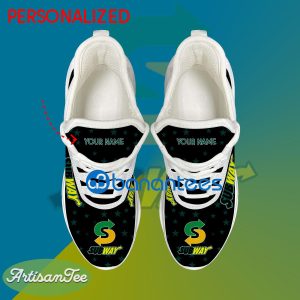 Subway Running Sneaker Runners Custom Name Gift Max Soul Shoes USA Flag Star New For Fans - Subway Running Shoes New Trending Personalized Photo 2
