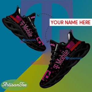 T Mobile Sport Sneaker Urban Custom Name Gift Max Soul Shoes USA Flag Star New For Fans - T Mobile Running Shoes New Trending Personalized Photo 1