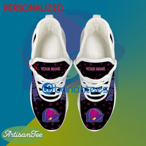 Taco Bell Running Sneaker Unique Custom Name Gift Max Soul Shoes USA Flag Star New For Fans - Taco Bell Running Shoes New Trending Personalized Photo 2