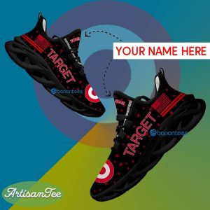 Target Corp Chunky Sneaker Footwear Custom Name Gift Max Soul Shoes USA Flag Star New For Fans - Target Corp Running Shoes New Trending Personalized Photo 1
